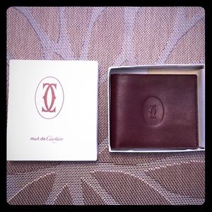 Authentic Must de Cartier Credit Card Wallet